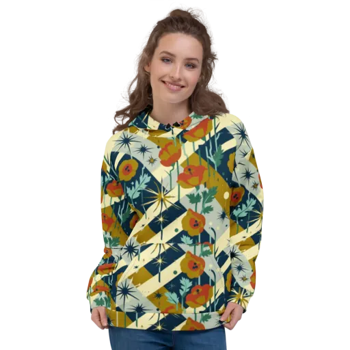 Marigold Signal on a Hoodie