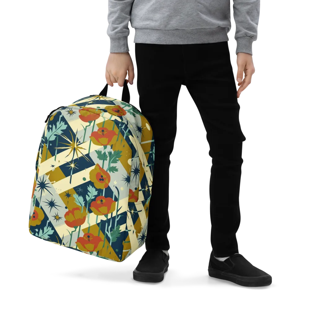 Marigold Signal on Minimalist Backpack — Zoomed-in