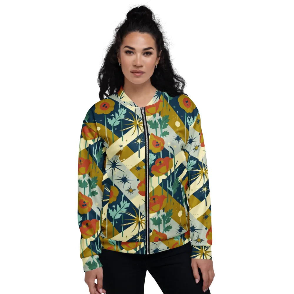 Marigold Signal on Bomber Jacket — Front