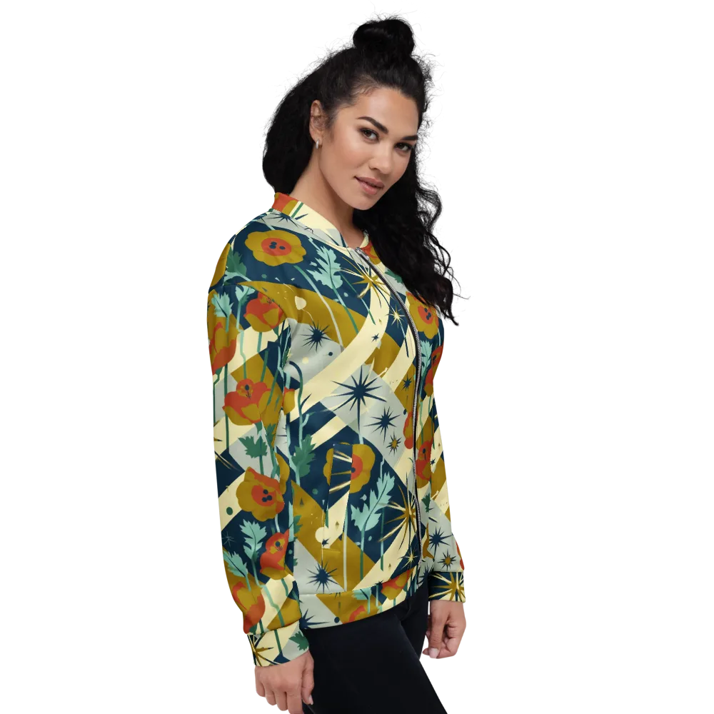 Marigold Signal on Bomber Jacket — Right