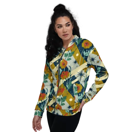 Marigold Signal on a Bomber Jacket