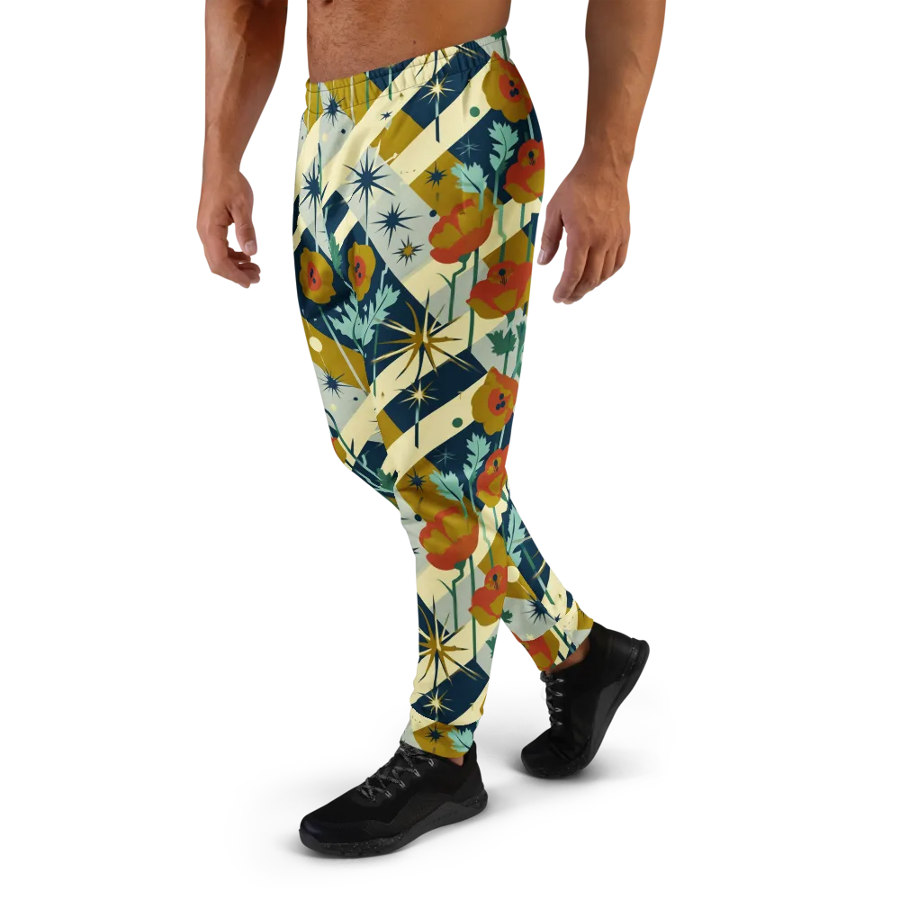 Marigold Signal on Men's Joggers — Left
