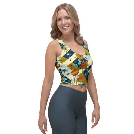 Marigold Signal on a Crop Top