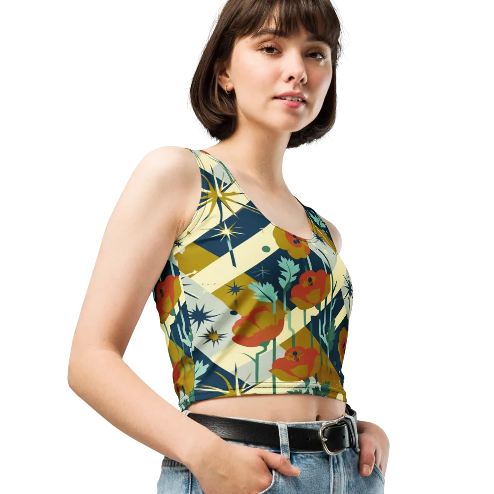 Marigold Signal on Crop Top — Right Front