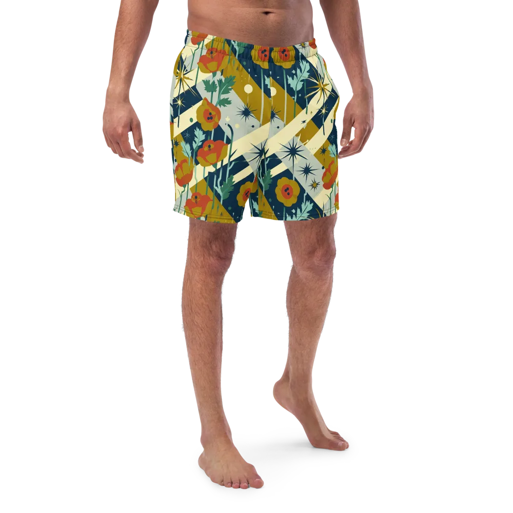 Marigold Signal on Swim Trunks — Front