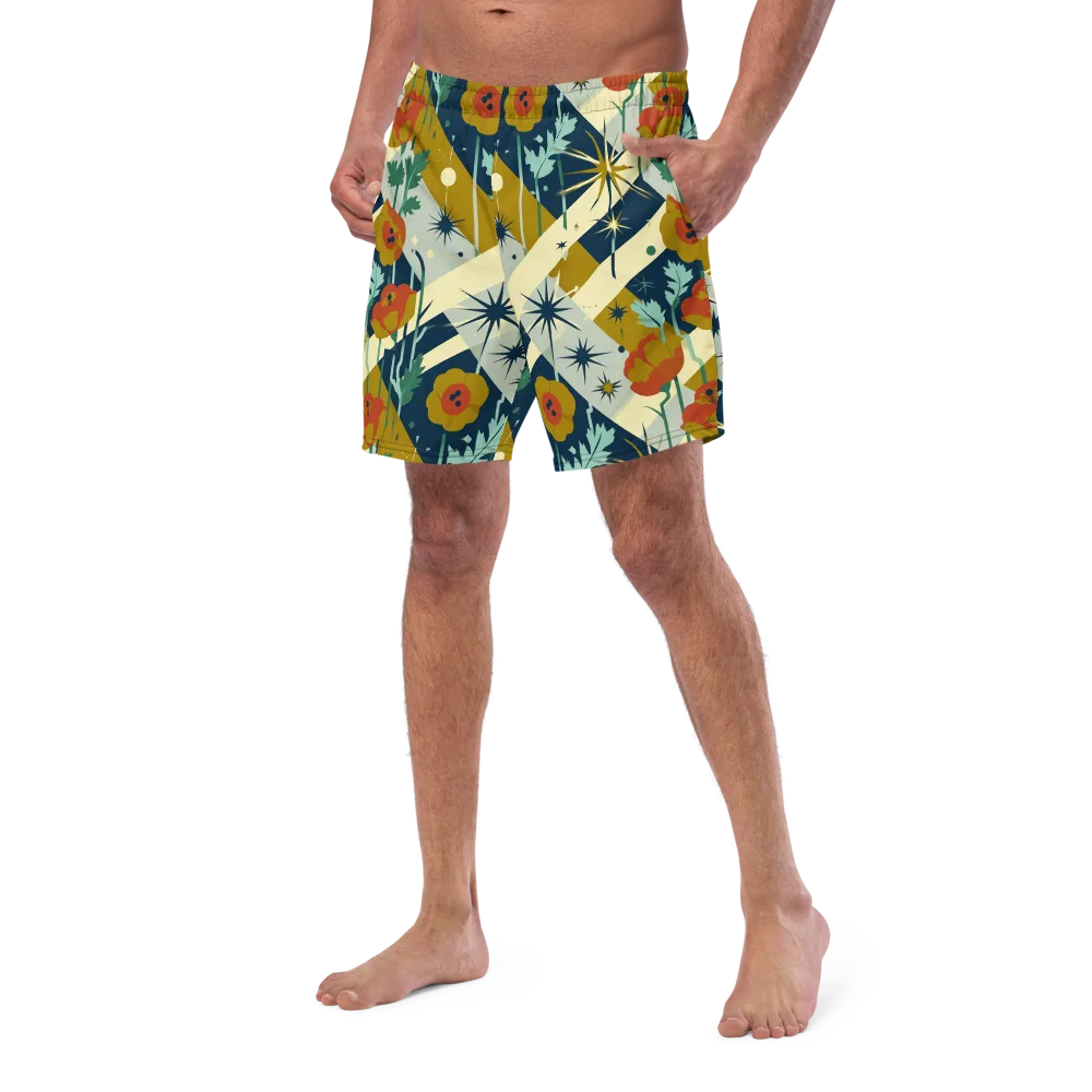 Marigold Signal on Swim Trunks — Left Front