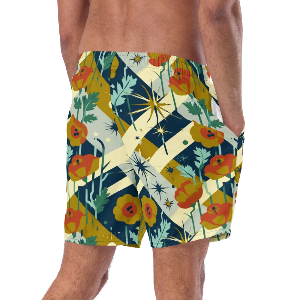 Marigold Signal on Swim Trunks — Right Back
