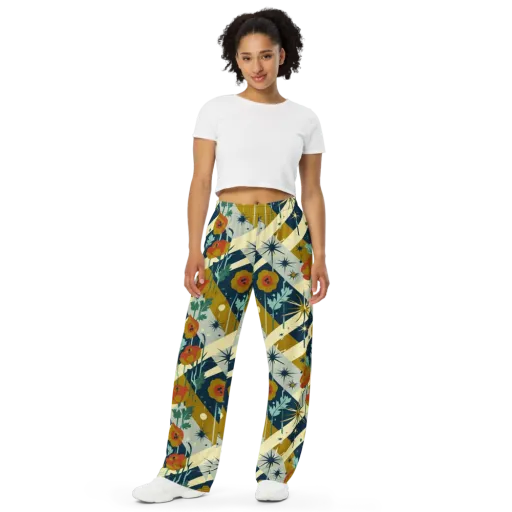 Marigold Signal on a Wide-Leg Pants