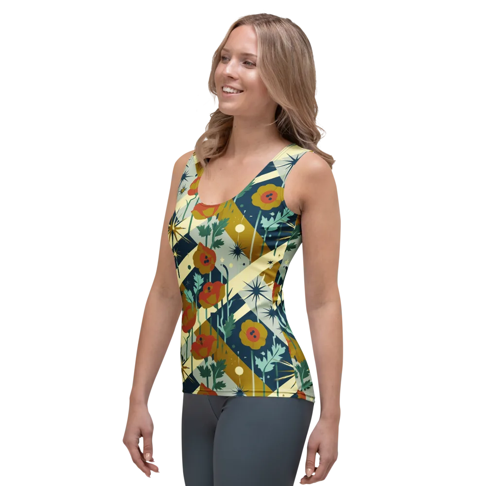 Marigold Signal on Women's Tank Top — Left Front