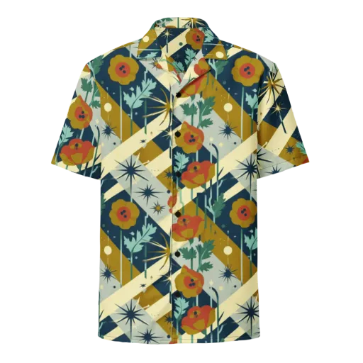 Marigold Signal on a Button Shirt