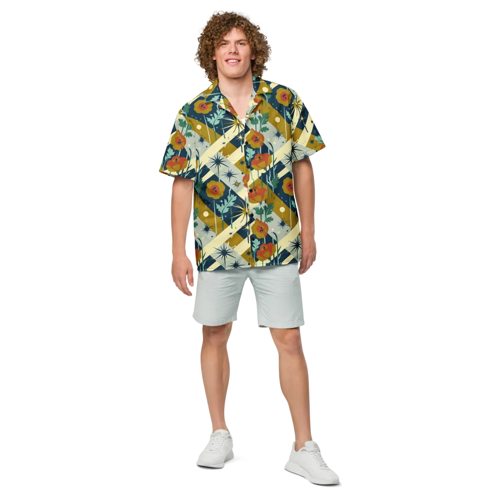 Marigold Signal on Button Shirt — Front