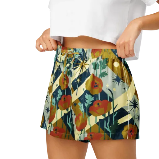 Marigold Signal on a Women's Pajama Shorts