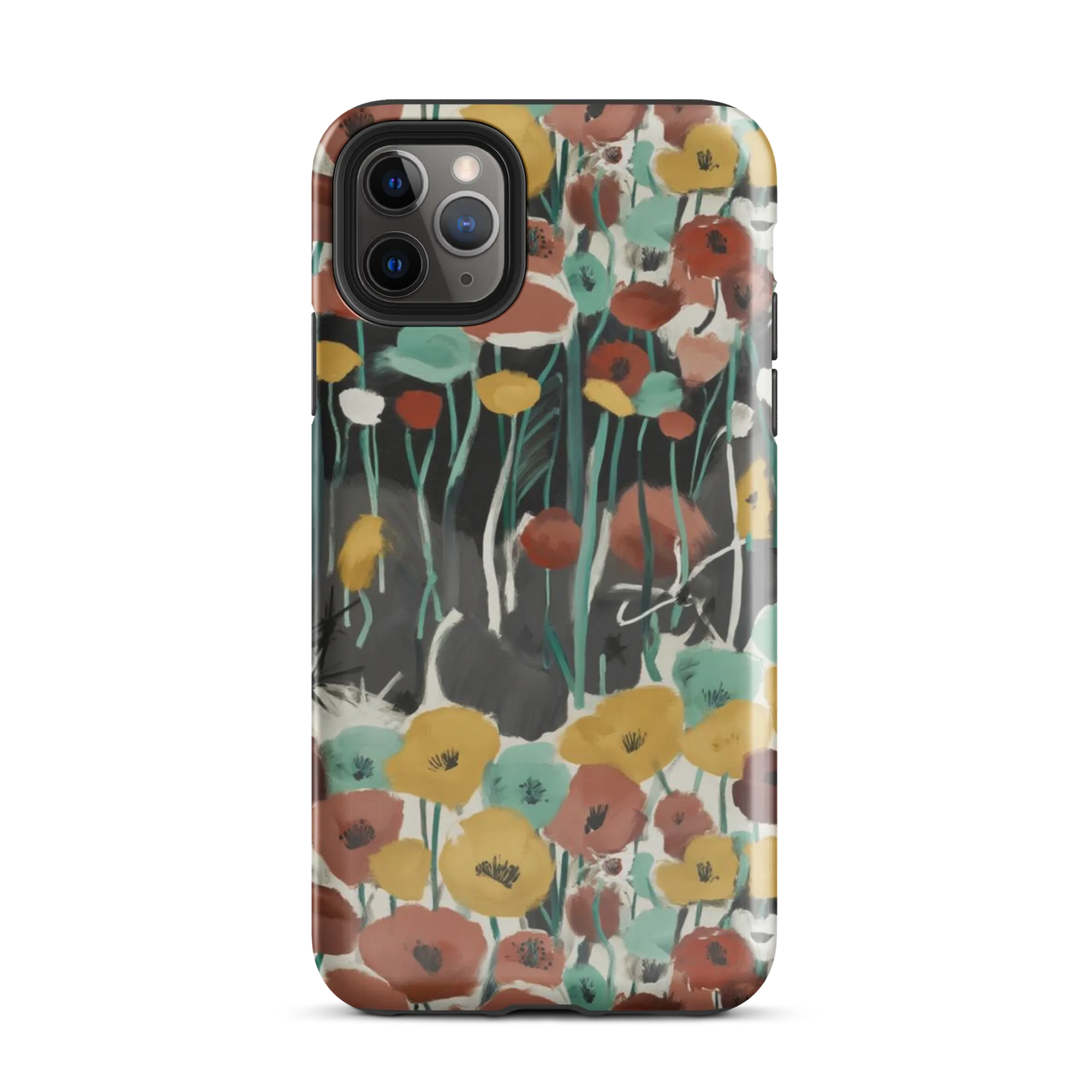 Midnight Poppies on Tough Case for iPhone® — Front