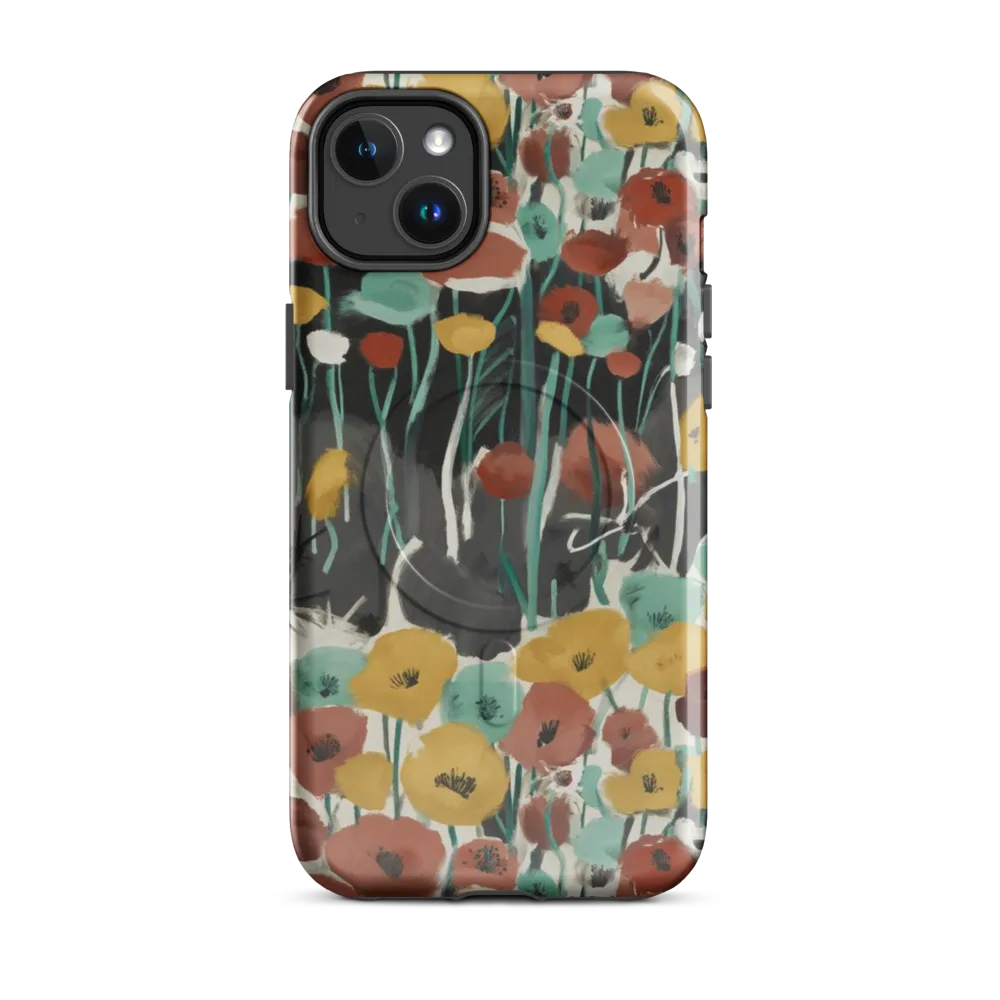 Midnight Poppies on MagSafe Tough Case for iPhone® — Front