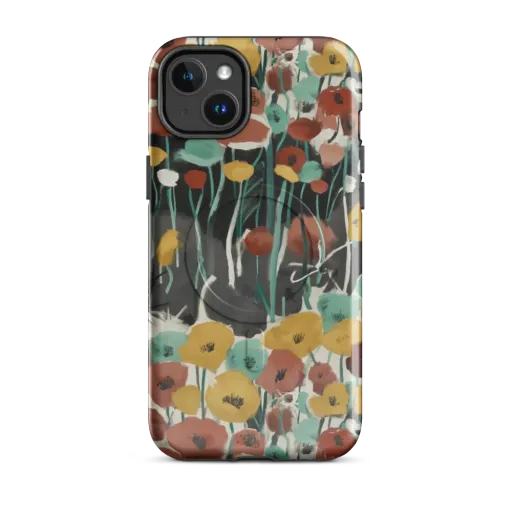 Midnight Poppies on a MagSafe Tough Case for iPhone®