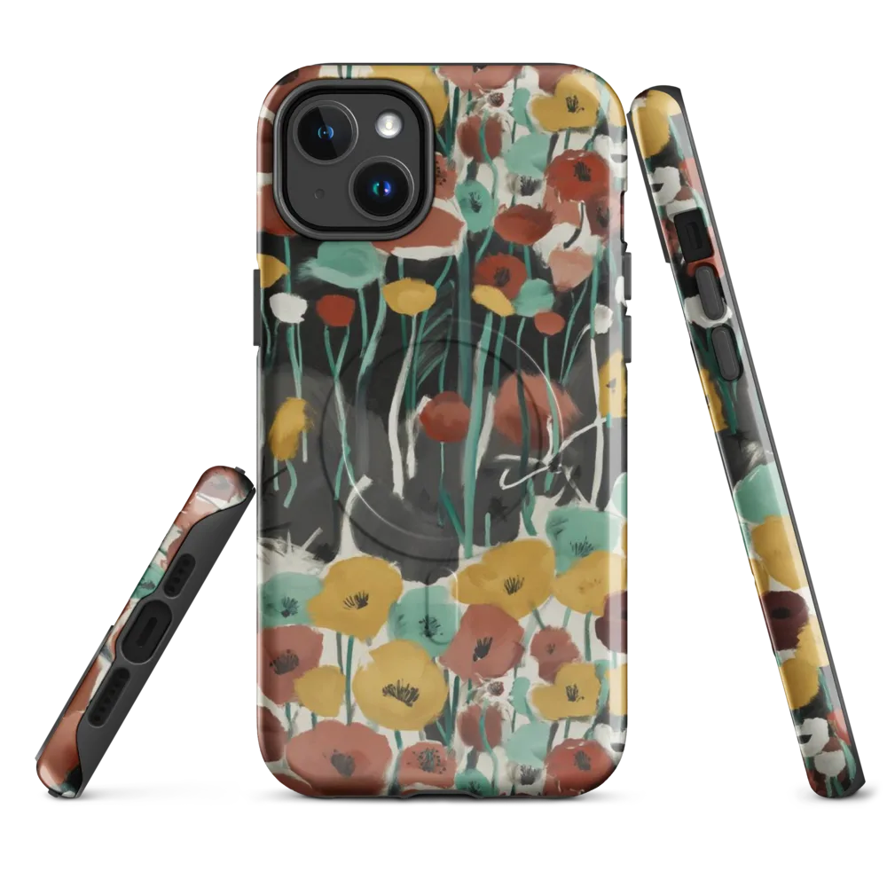 Midnight Poppies on MagSafe Tough Case for iPhone® — Front