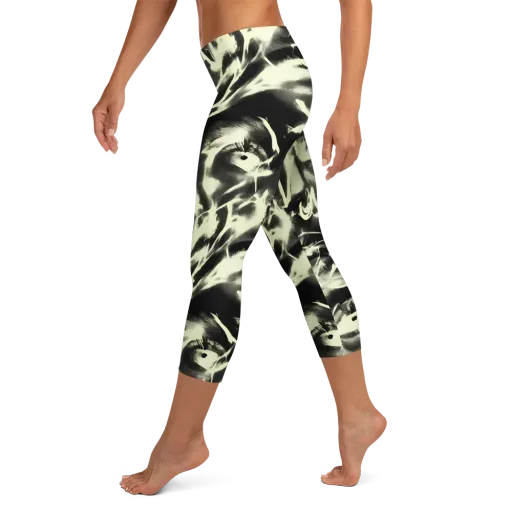 Visionary Flux on a Capri Leggings