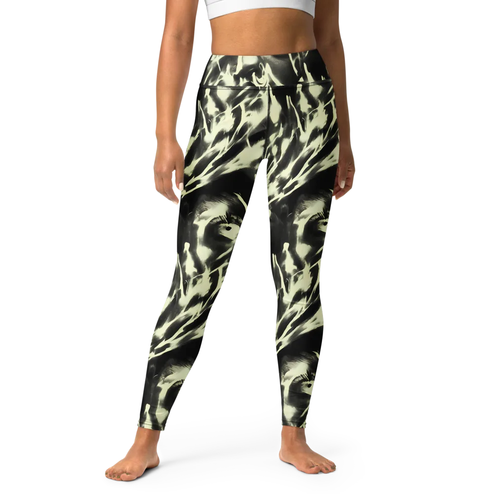 Visionary Flux on Yoga Leggings — Front