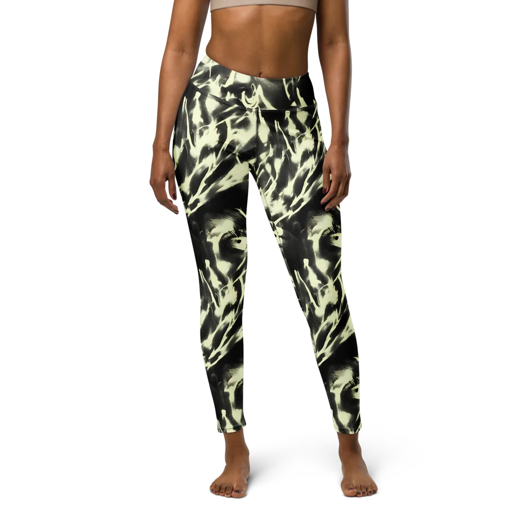 Visionary Flux on Yoga Leggings — Front