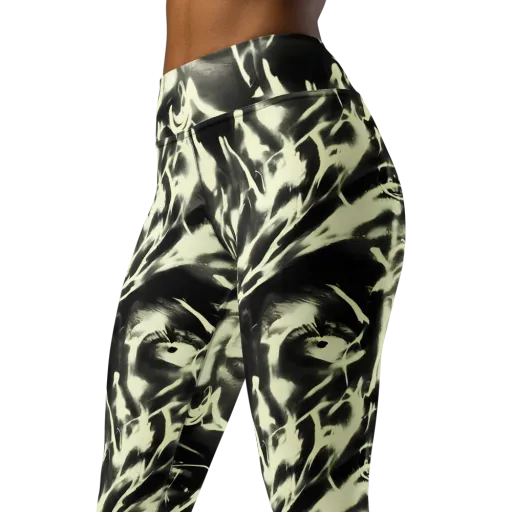 Visionary Flux on a Yoga Leggings