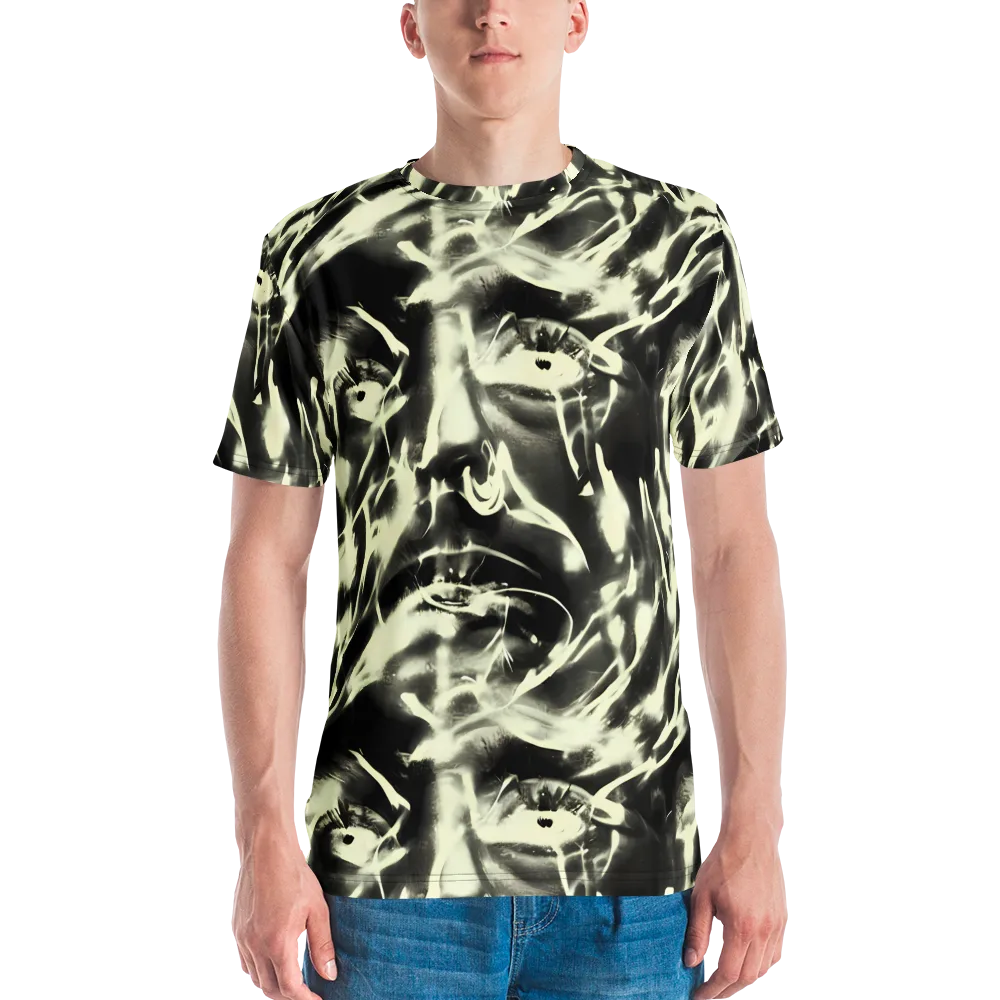 Visionary Flux on Men's Crew Neck T-Shirt — Front