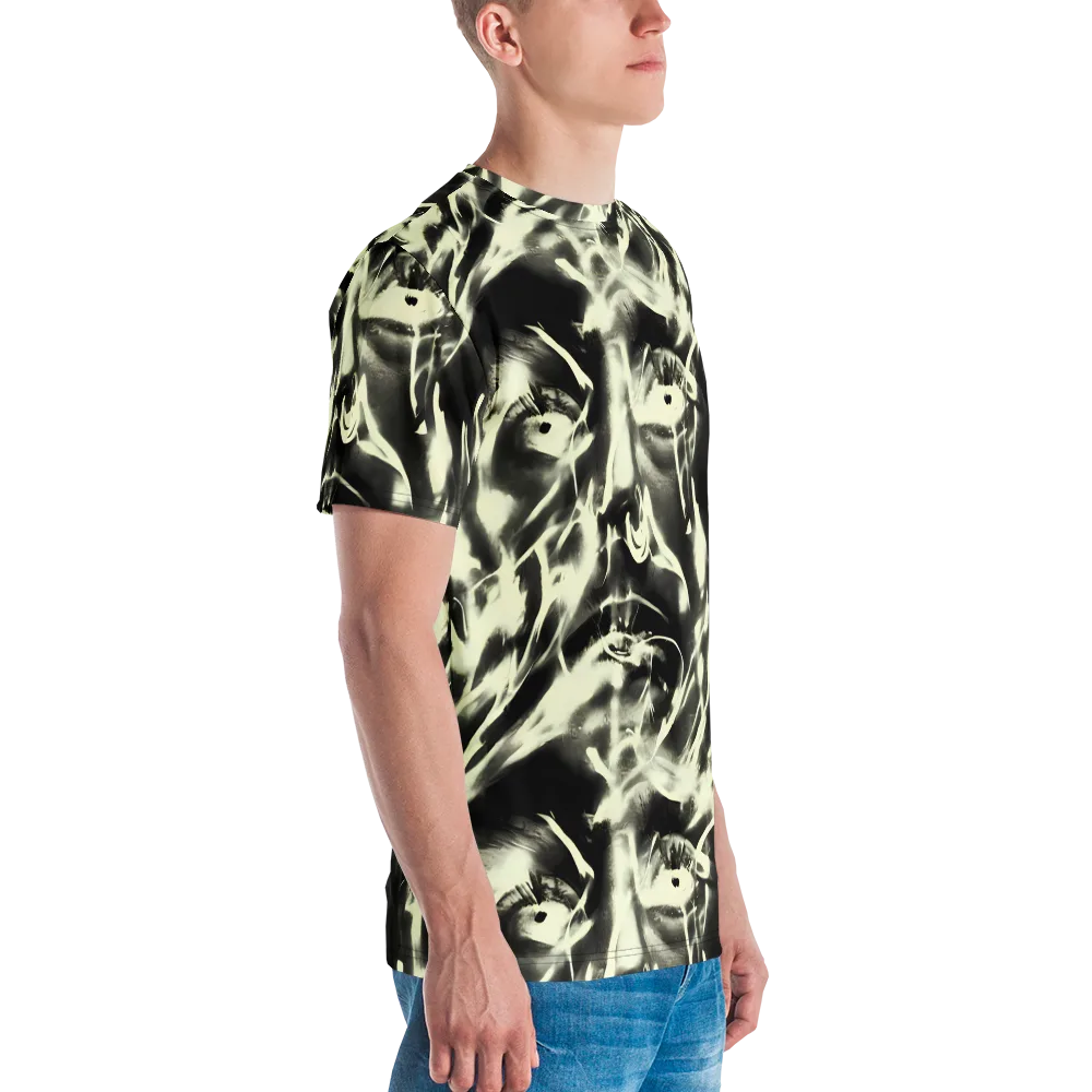 Visionary Flux on Men's Crew Neck T-Shirt — Right