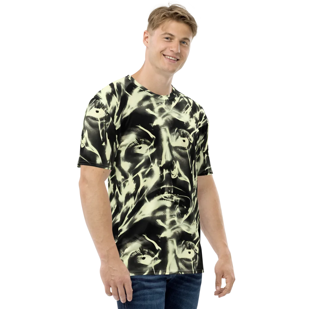 Visionary Flux on Men's Crew Neck T-Shirt — Right