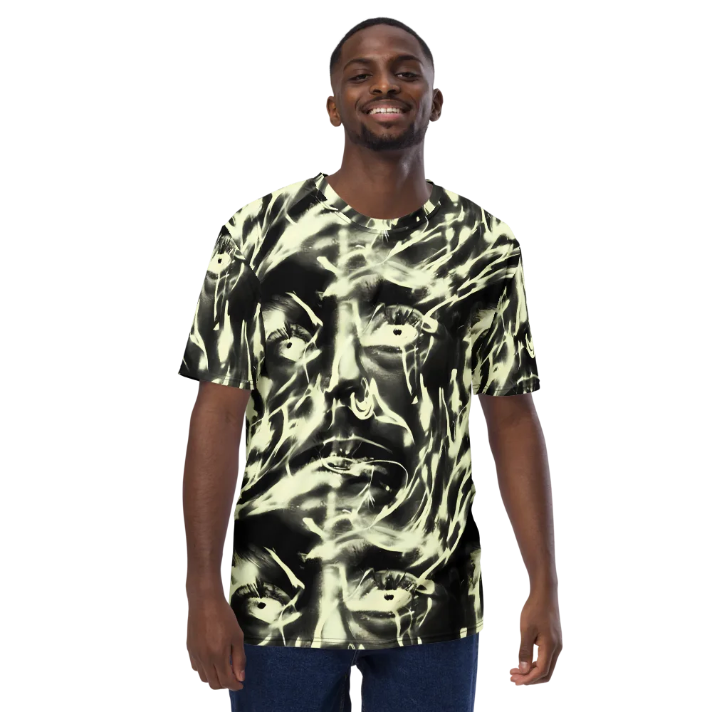 Visionary Flux on Men's Crew Neck T-Shirt — Front