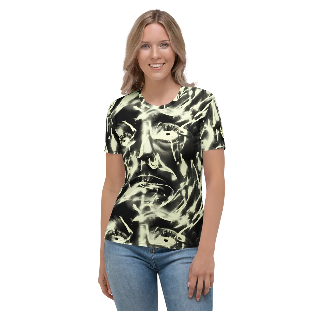 Visionary Flux on Women's Crew Neck T-Shirt — Front