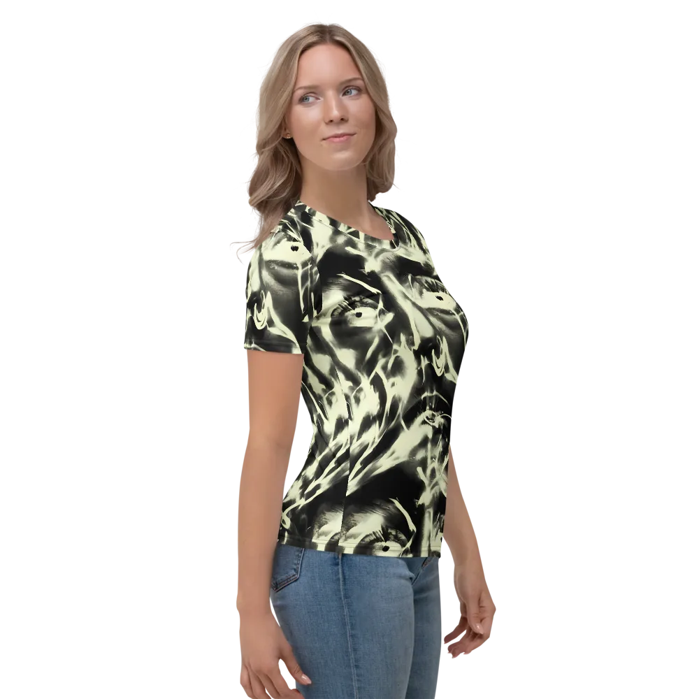 Visionary Flux on Women's Crew Neck T-Shirt — Right