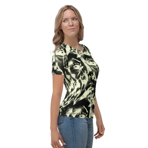 Visionary Flux on a Women's Crew Neck T-Shirt