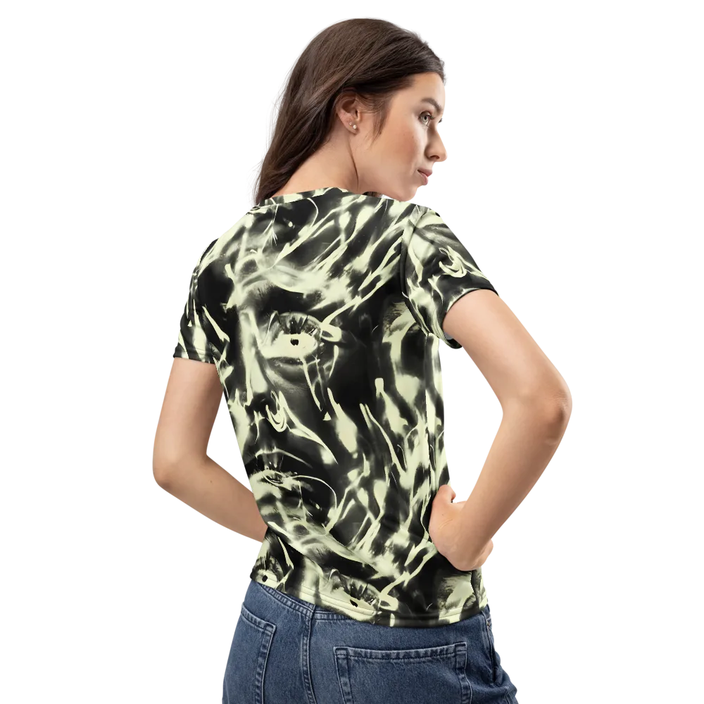 Visionary Flux on Women's Crew Neck T-Shirt — Back
