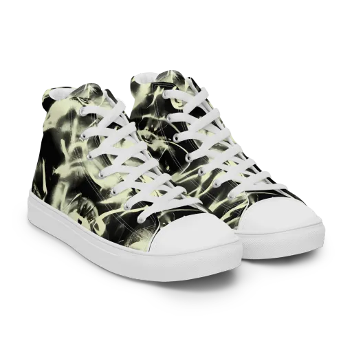 Visionary Flux on a Women's High Top Canvas Shoes
