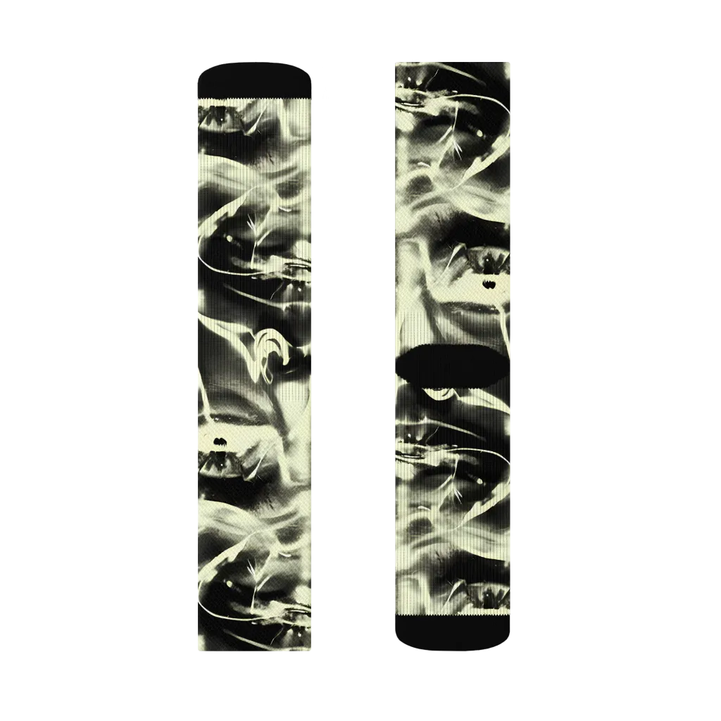 Visionary Flux on Socks — Right Sock