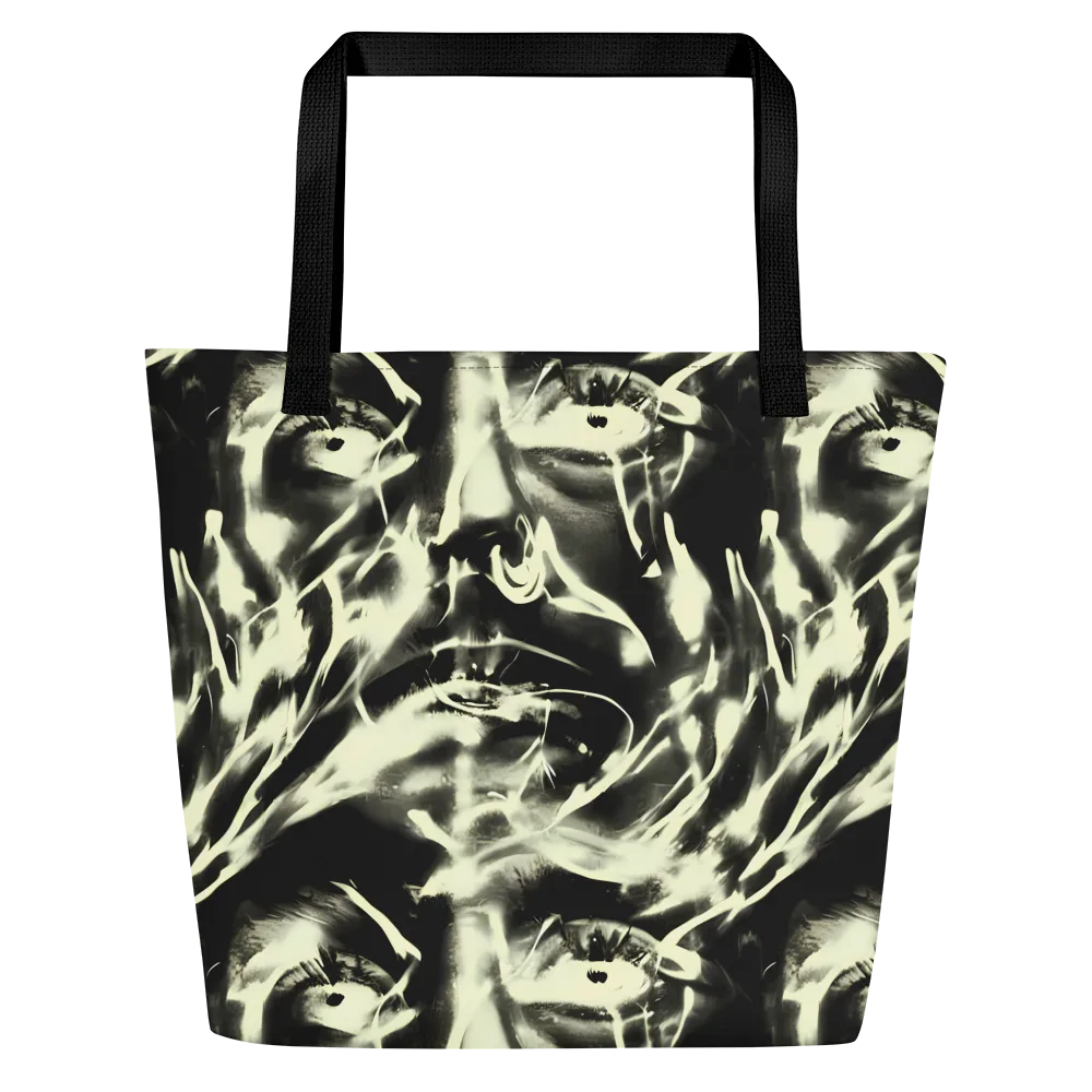 Visionary Flux on Large Tote Bag W/ Pocket — Front