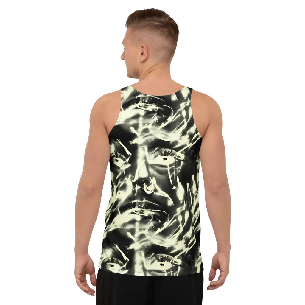 Visionary Flux on Men's Tank Top — Back