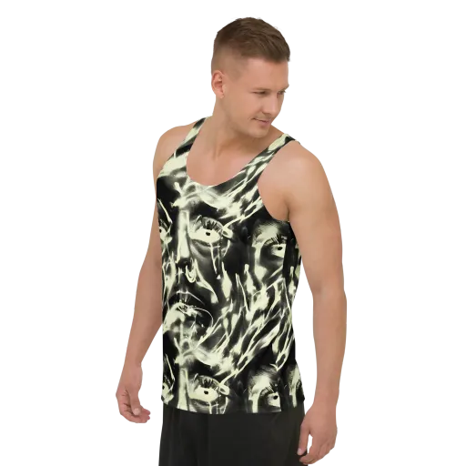 Visionary Flux on a Men's Tank Top