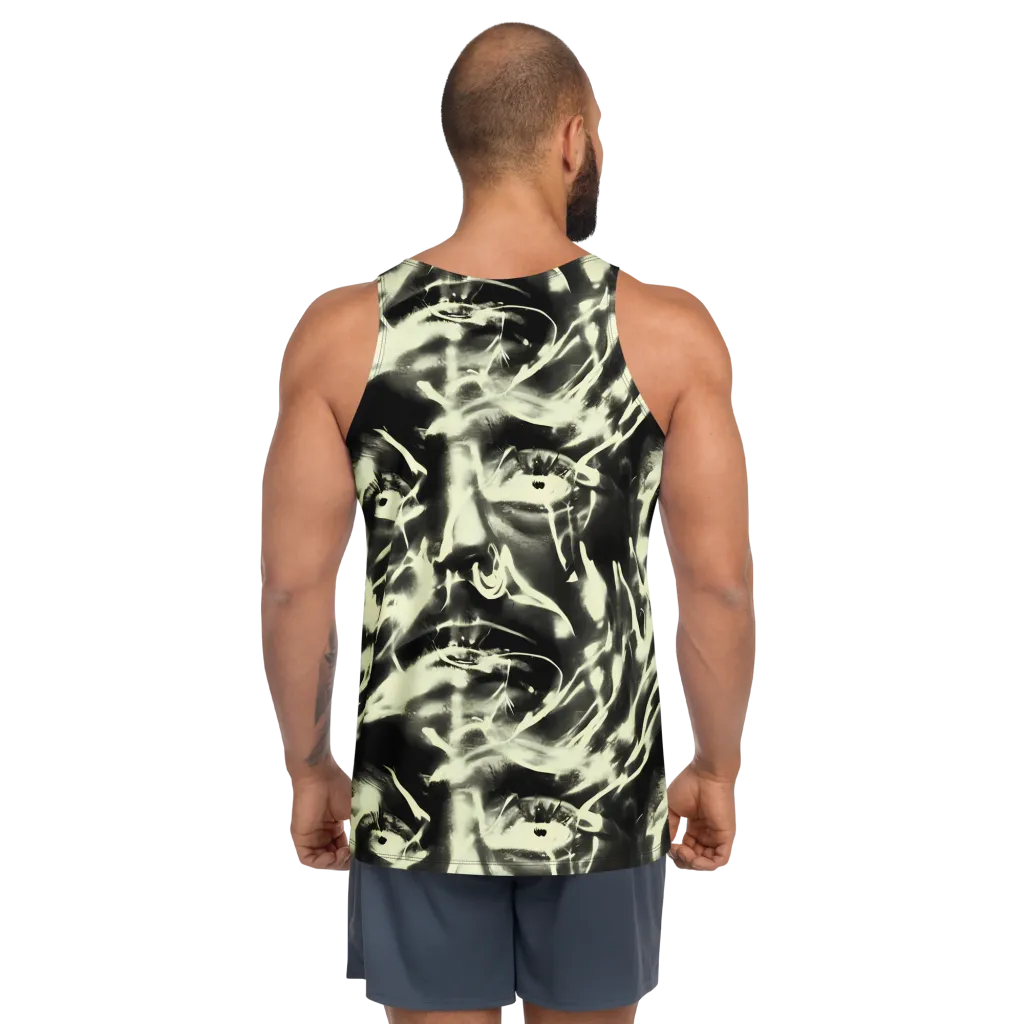 Visionary Flux on Men's Tank Top — Back