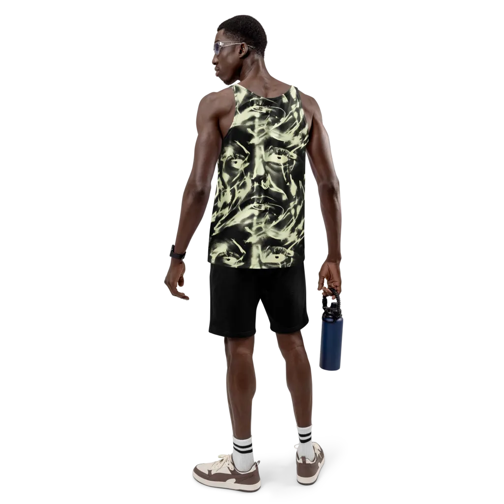 Visionary Flux on Men's Tank Top — Back