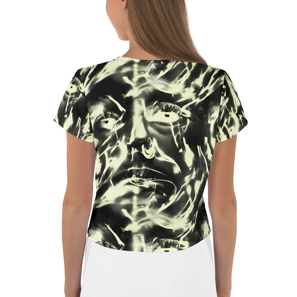 Visionary Flux on Crop Tee — Back