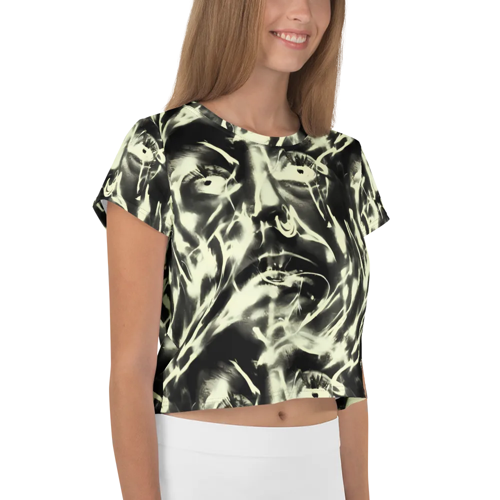 Visionary Flux on Crop Tee — Right