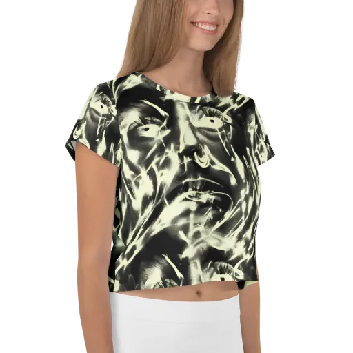 Visionary Flux on a Crop Tee