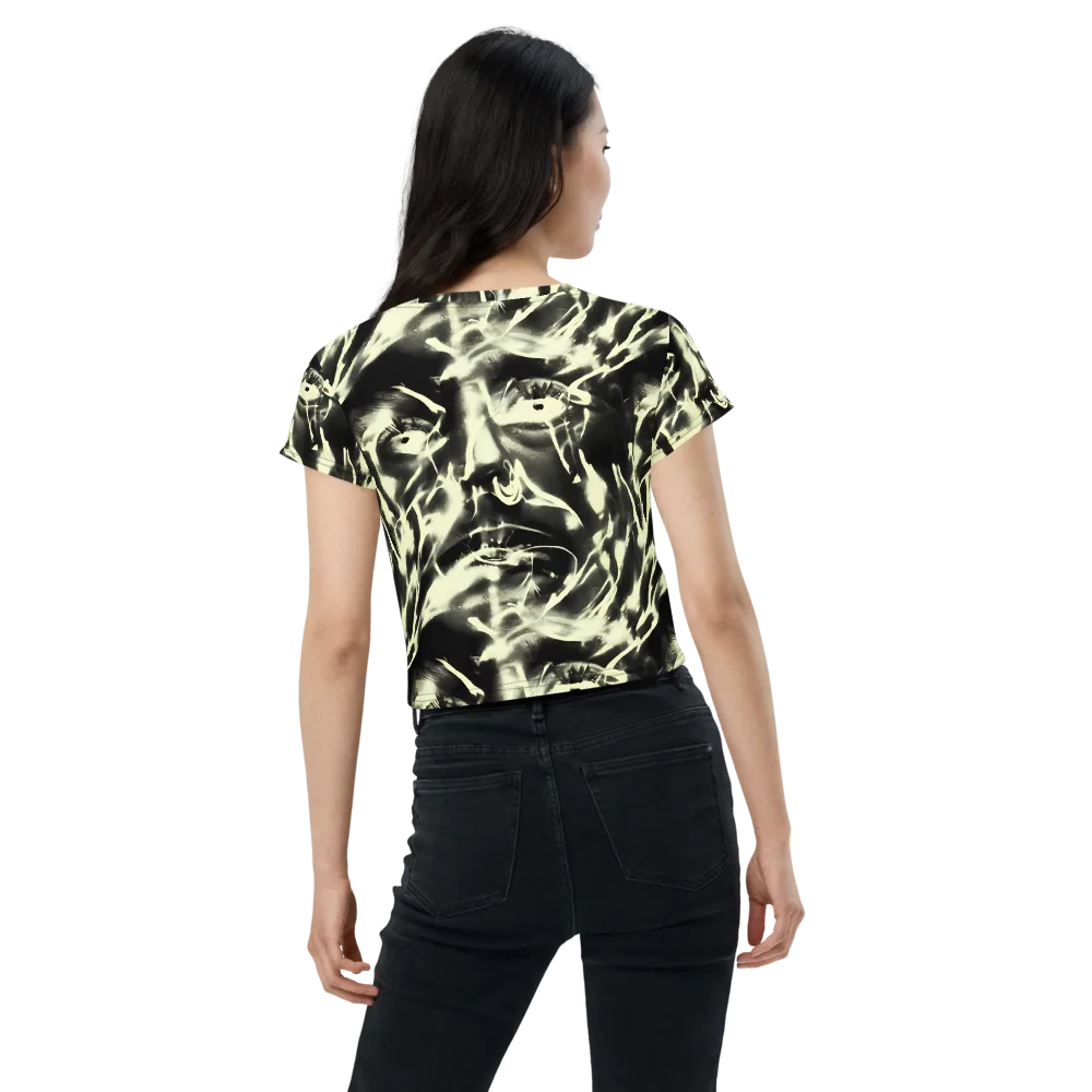 Visionary Flux on Crop Tee — Back