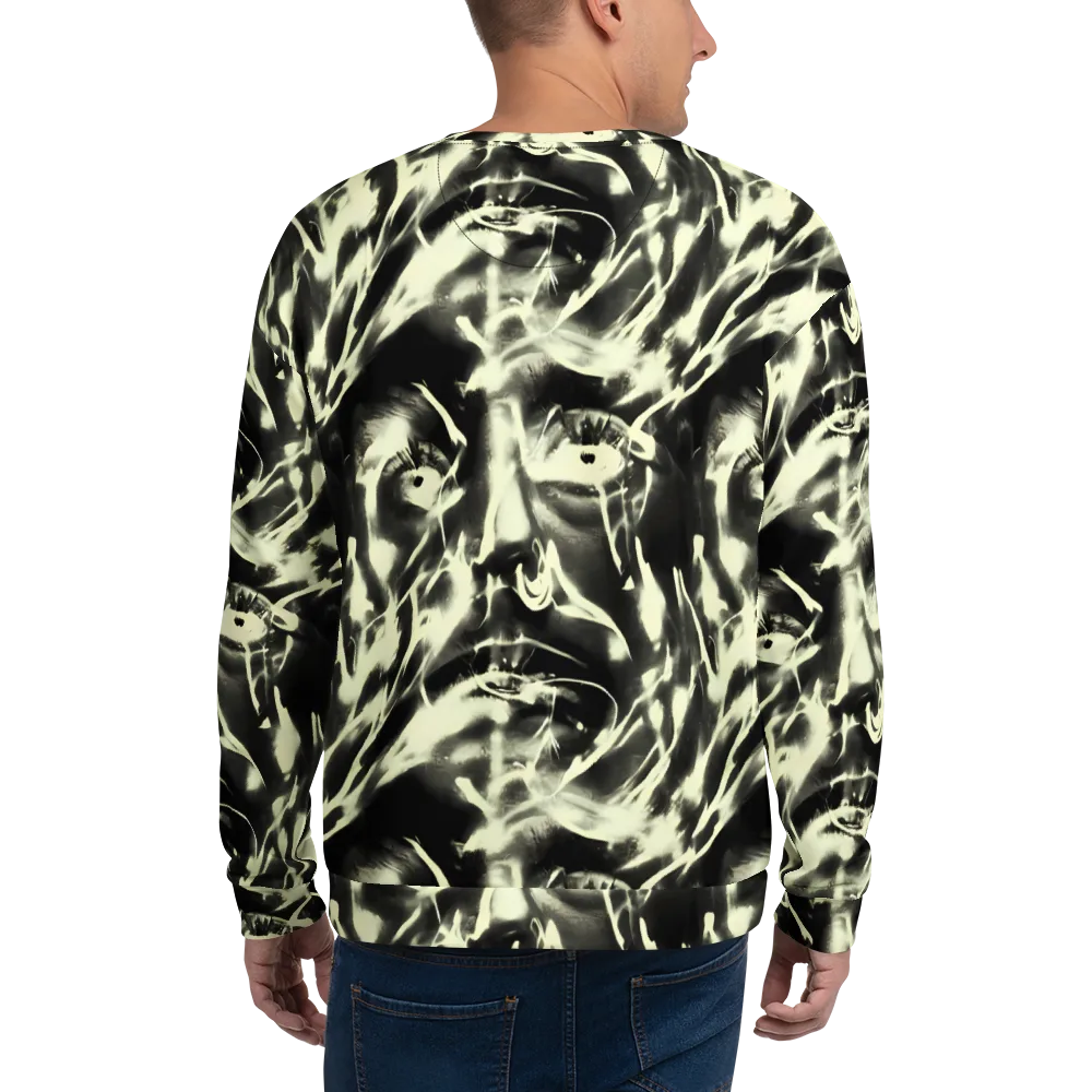 Visionary Flux on Sweatshirt — Back
