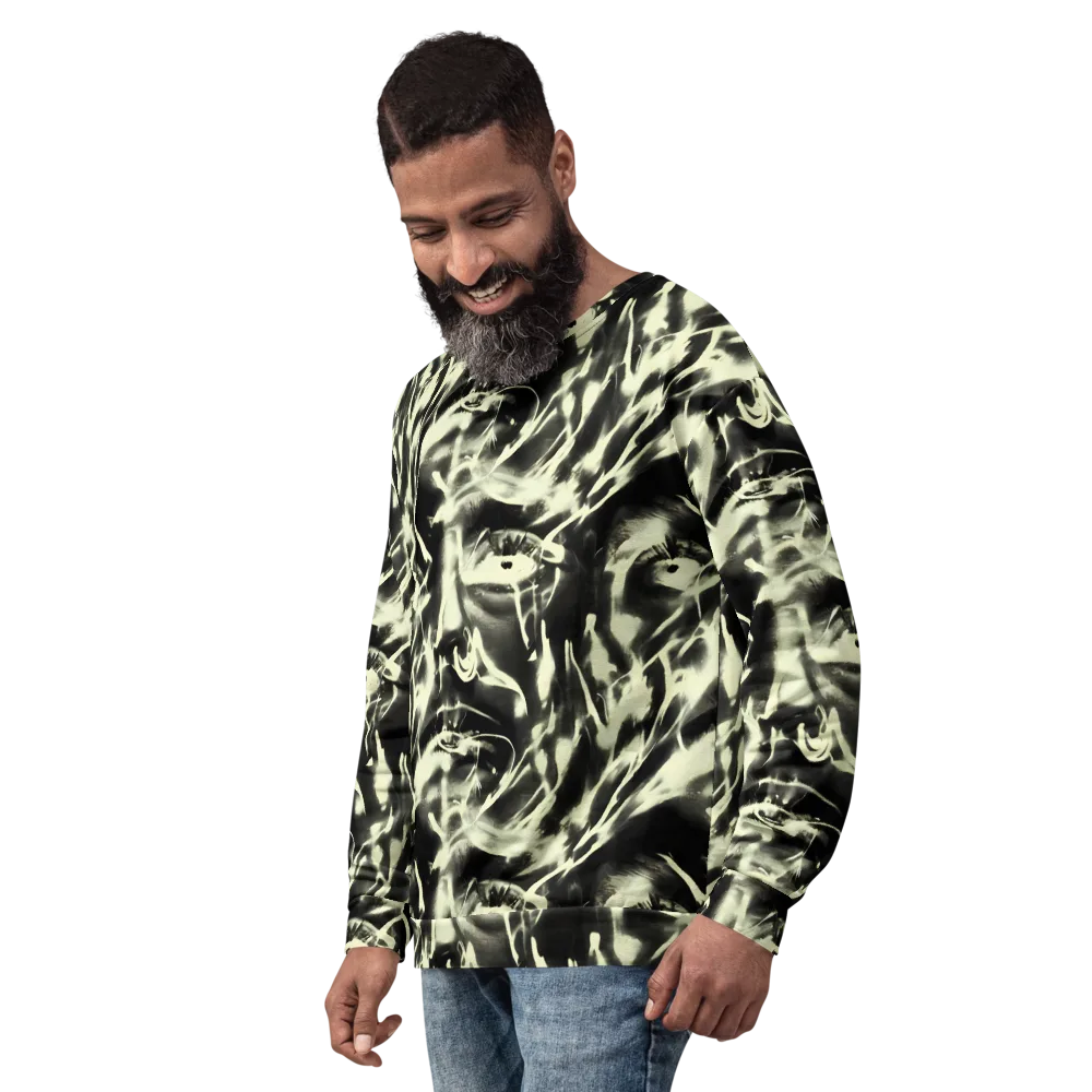 Visionary Flux on Sweatshirt — Left Front