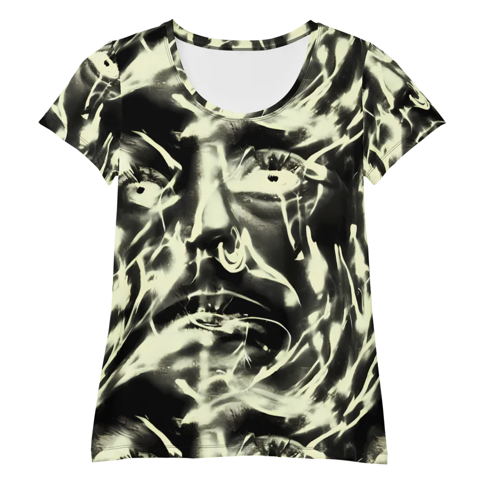 Visionary Flux on Women's Athletic T-Shirt — Front