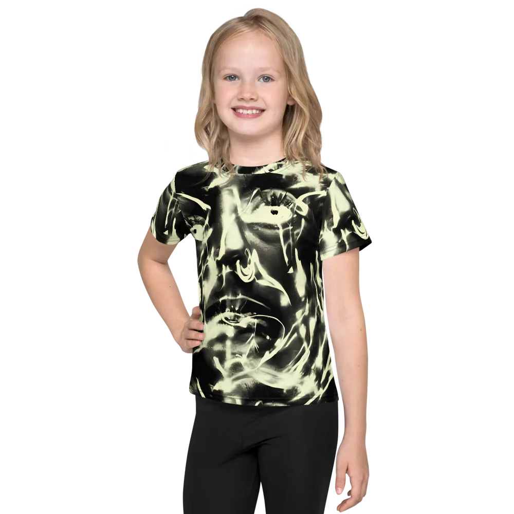 Visionary Flux on Kids Crew Neck T-Shirt — Front