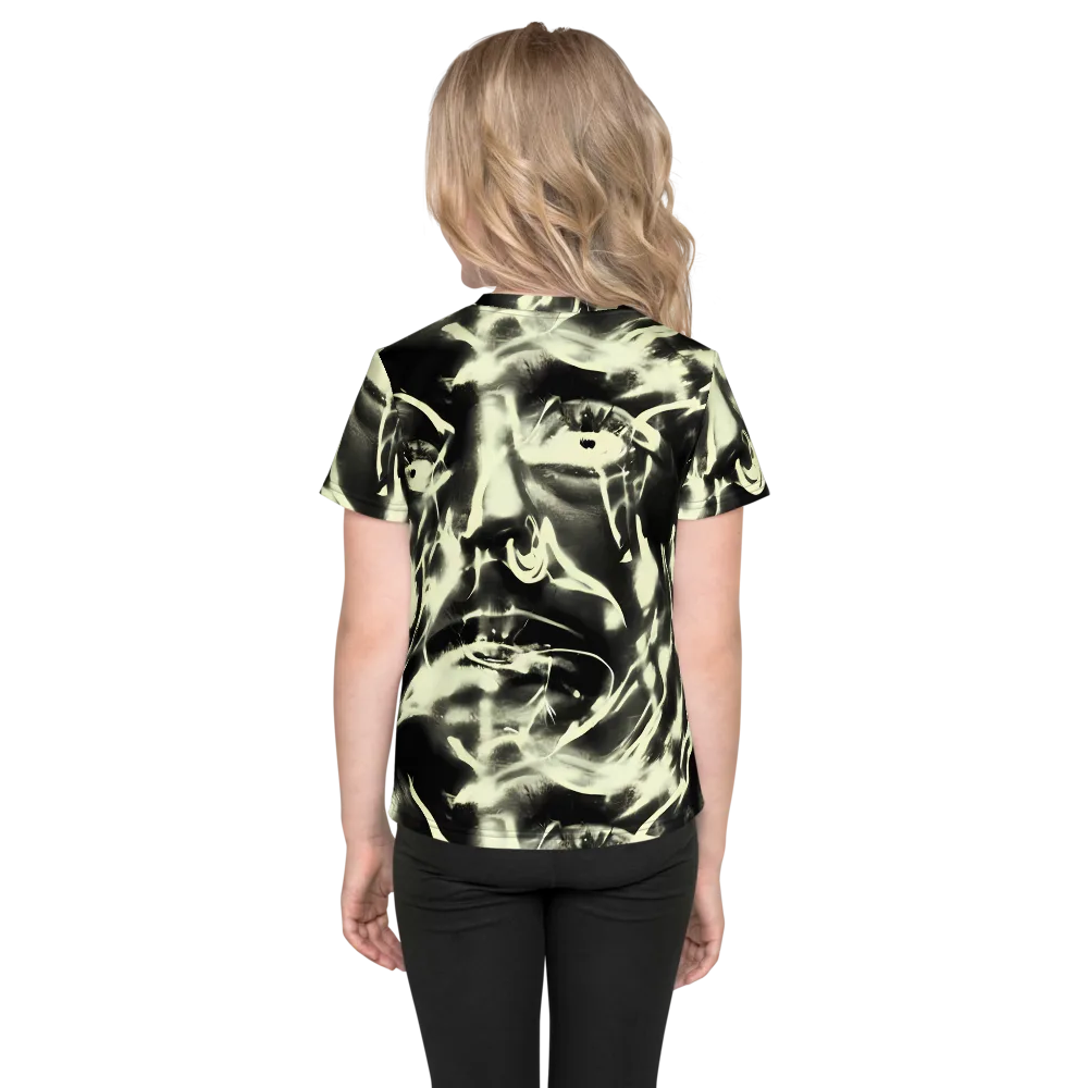Visionary Flux on Kids Crew Neck T-Shirt — Back