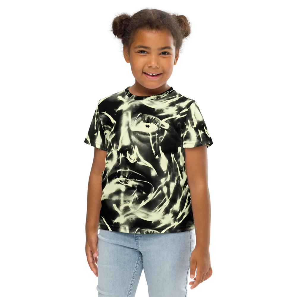 Visionary Flux on Kids Crew Neck T-Shirt — Front