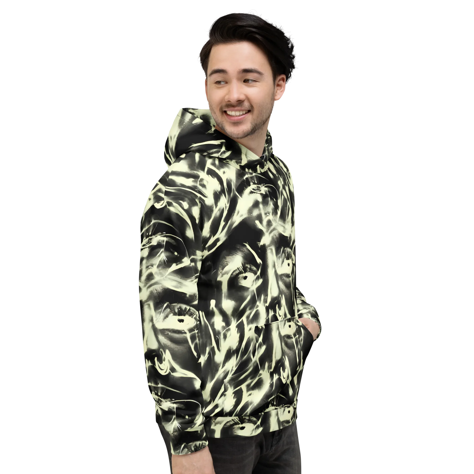 Visionary Flux on Hoodie — Right